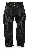 &sons Trading Co Men's Rocker 14oz Solid Black Selvedge Denim Jeans In Black