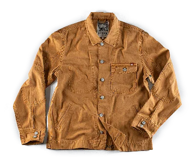 &sons Trading Co Men's Ryder Hardwear Canvas Jacket In Brown
