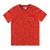 &sons Trading Co Men's Slub Pocket T-shirt - Red In Red