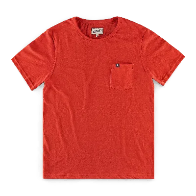 &sons Trading Co Men's Slub Pocket T-shirt - Red
