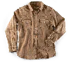 &sons Trading Co Men's Sunday Shirt Dark Tan In Brown