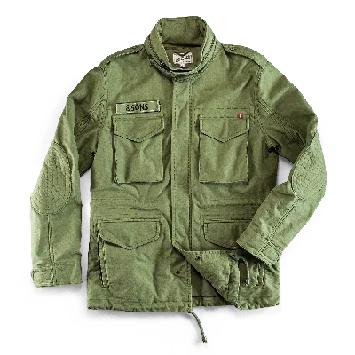 &sons Trading Co Men's Surplus Army Jacket In Green