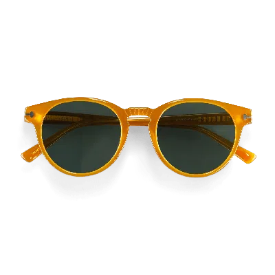 &sons Trading Co Women's &sons Vincent Sunglasses Amber In Orange