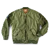 &sons Trading Co Women's Damsons Cali Bomber Jacket Army Green In Green
