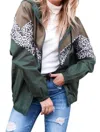 And The Why A Glimpse In The Past Windbreaker Jacket In Forest Green In Green