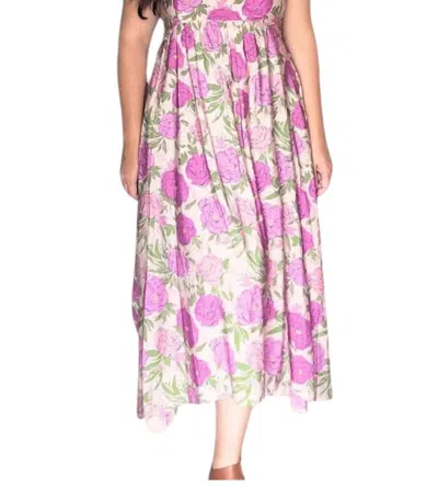And The Why Effortless Elegance Dress In Pink Rose
