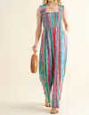 And The Why Freedom Calls Jumpsuit In Multi In Multi