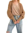 And The Why How You Feel Bolero Cardigan In Oak In Brown