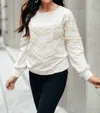And The Why Into The Fringe Top In Beige In Beige