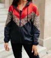 And The Why Make Your Move Windbreaker Jacket In Navy In Blue