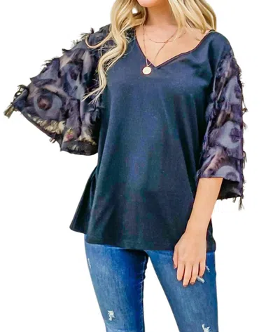 And The Why Move Along Top In Black In Blue