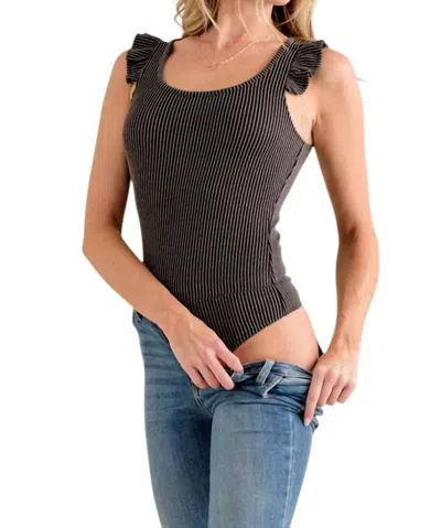 And The Why See How It Goes Bodysuit In Black