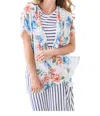 And The Why Wildflower Kimono In White In White