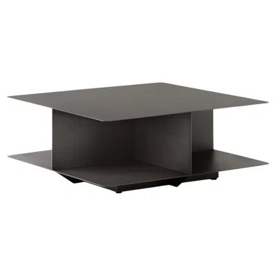 Pre-owned &tradition Develius Coffee Table Ev3 In Stone Grey Powder Coated Steel, By Edward Van Vilet In Gray