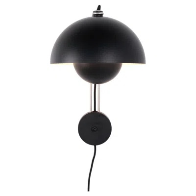 Pre-owned &tradition Flowerpot Vp8 Wall Lamp In Black By Verner Panton For