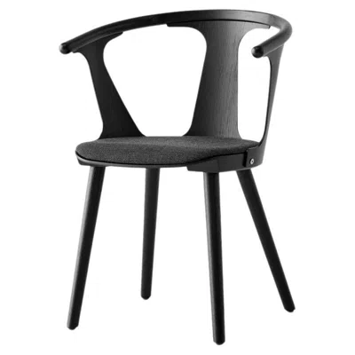 Pre-owned &tradition In Between Sk2 Chair, Black Lacquered Oak & Kvadrat - Fiord 191 For