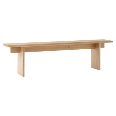 Pre-owned &tradition Ita Os5 Bench By Oeo Studio For , Oak Veneer, Modern Design In Brown