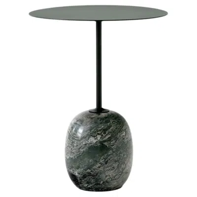 Pre-owned &tradition Lato Ln8 Deep Green Steel & Verde Alpi Marble, Side Table For