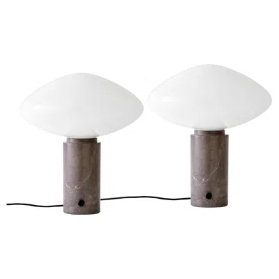 Pre-owned &tradition Pair Of Mist Ap17 Table Lamps, Grigio Caldo, By All The Way To Paris For &t In Transparent