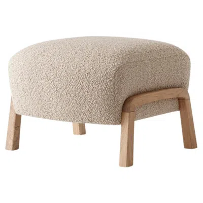 Pre-owned &tradition Pouf Atd3 In Karakorum 003, Dedar & Oak For & Tradition In Brown