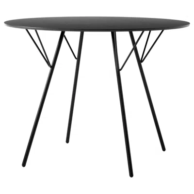 Pre-owned &tradition Rfh Terrace Dinning Table - Black Steel - By Robin Day For