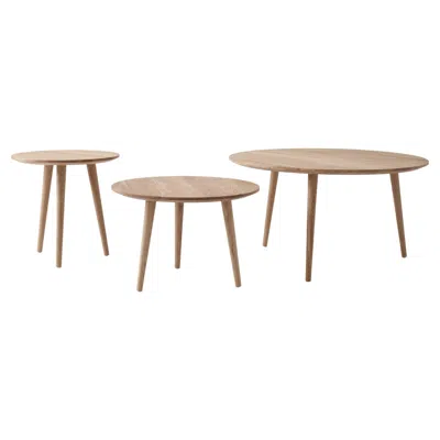 Pre-owned &tradition Set Of 3 In Between Lounge Tablessk13-15-oiled Oak-by Sami Kallio For  In Brown
