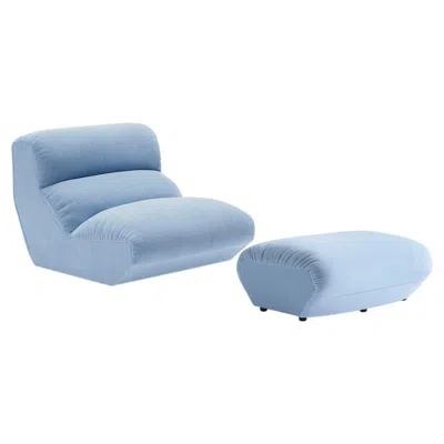 Pre-owned &tradition Set Of Hi Lo Single Module & Pouf, Kvadrat/gentle 0733 Fabric, Anderssen & Voll In Brown