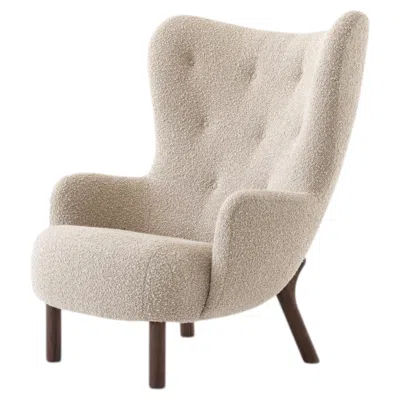 Pre-owned &tradition Viggo Boesen Petra Lounge Chair In Walnut & Dedar/karakorum 003 Fabric For &t In Brown