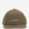 And Wander Cotton Baseball Cap With Logo