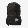 And Wander Nylon Backpack With Logo In Black