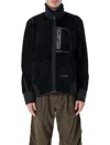 And Wander 18 High Loft Fleece Jacket In Black
