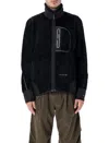 And Wander 18 High Loft Fleece Jacket In Black