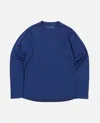 And Wander 28 Merino Base Ls T-shirt In Blue