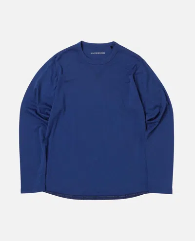 AND WANDER 28 MERINO BASE LS T-SHIRT