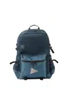 And Wander 3d Mesh Backpack In Blue