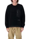 And Wander 63 Shetland Wool Sweater In Black