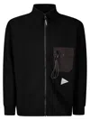 And Wander Casual Jacket In Black Polyester In Black