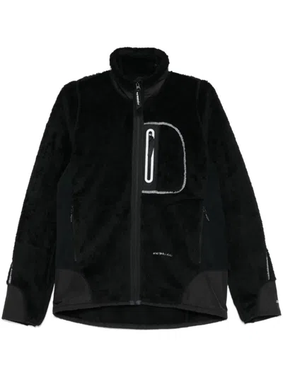 And Wander Hooded Jacket With Adjustable Features In Black