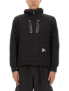 And Wander Alpha Air Jacket In Black