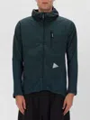 And Wander Green Alpha Direct Polyester Hooded Jacket In Green