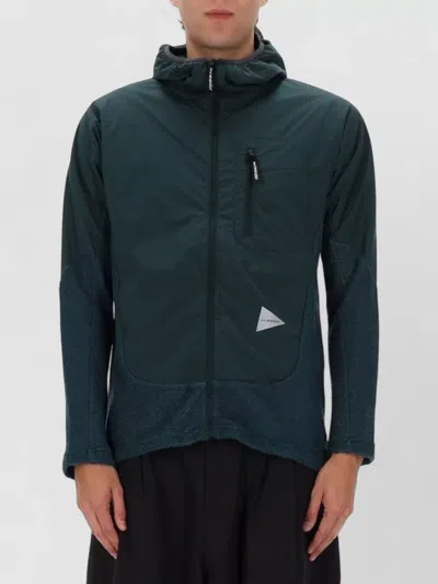 AND WANDER ALPHA DIRECT HOODED LONG SLEEVE COAT