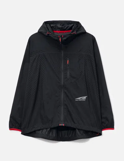 And Wander Altra X  Ventilation Wind Jacket In Blue/蓝色/藍色/블루/ブルー