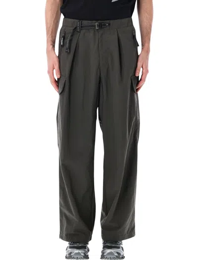 And Wander Technical Fabric Cargo Pants In Green
