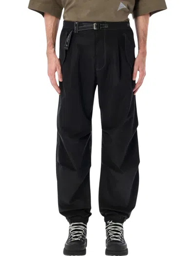 AND WANDER AND WANDER AND WANDER HIGH COUNT CLOTH SIDE ZIP HEM PANTS