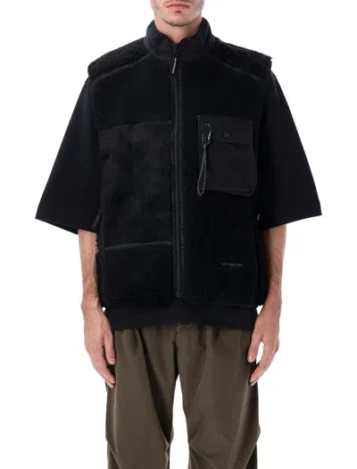 AND WANDER AND WANDER AND WANDER MIX BOA PATCHWORK VEST