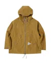 And Wander Aramid Hoodie With Zip Closure In Brown