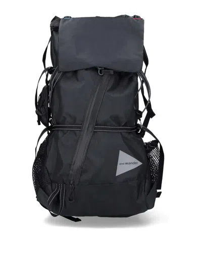 And Wander Backpack In Black