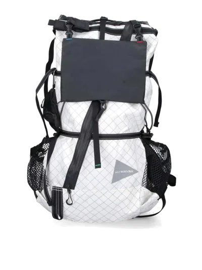 And Wander Backpack In White