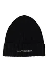 And Wander Logo-embroidered Beanie