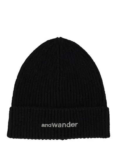 And Wander Beanie Hat With Logo